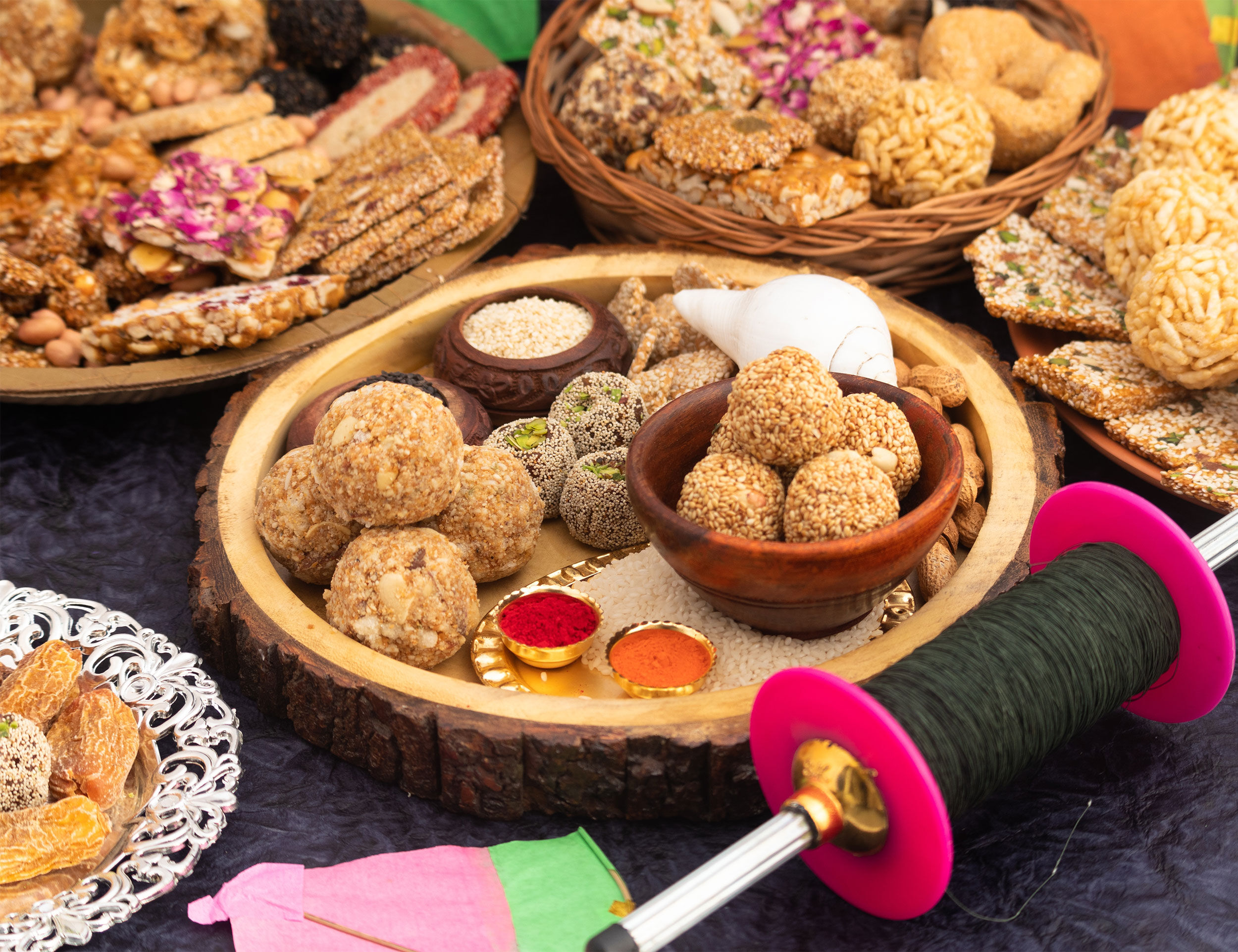 traditional mithai Bihu delicacies