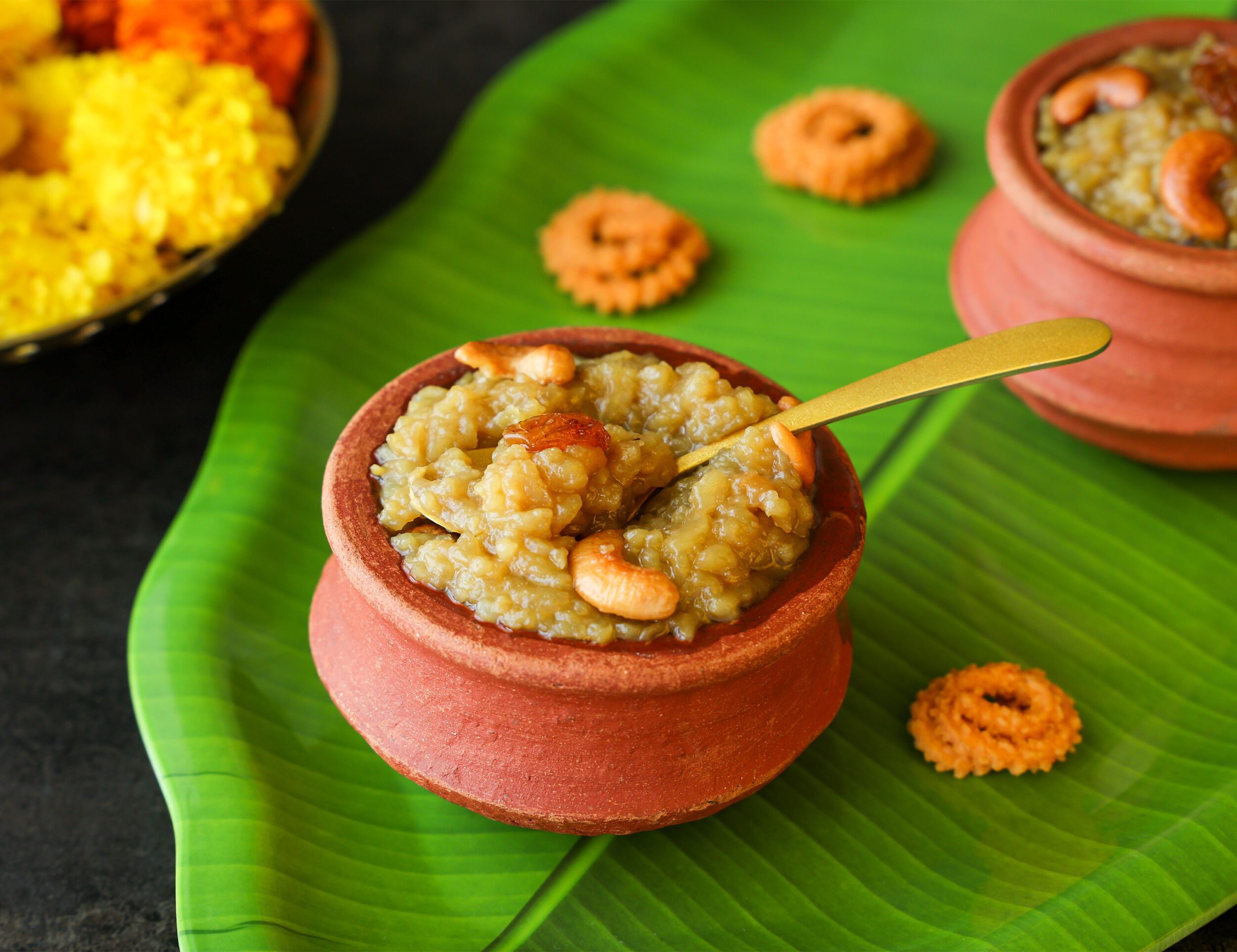 A traditional pongal delicates 