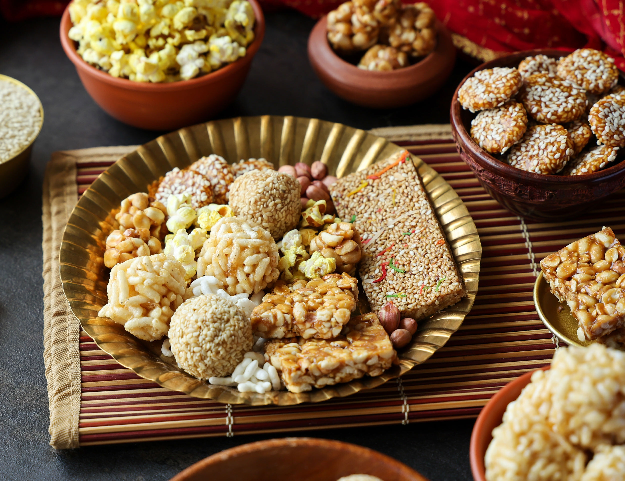  An illustration mithai of Lohri celebration