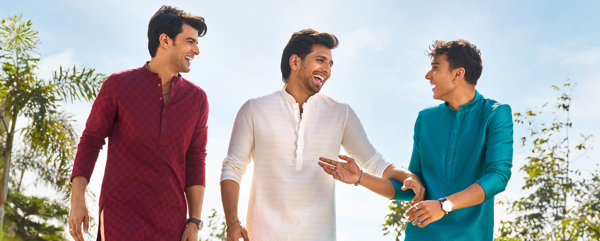 Men wearing stylish linen kurta for summers Men wearing stylish linen kurta for summers