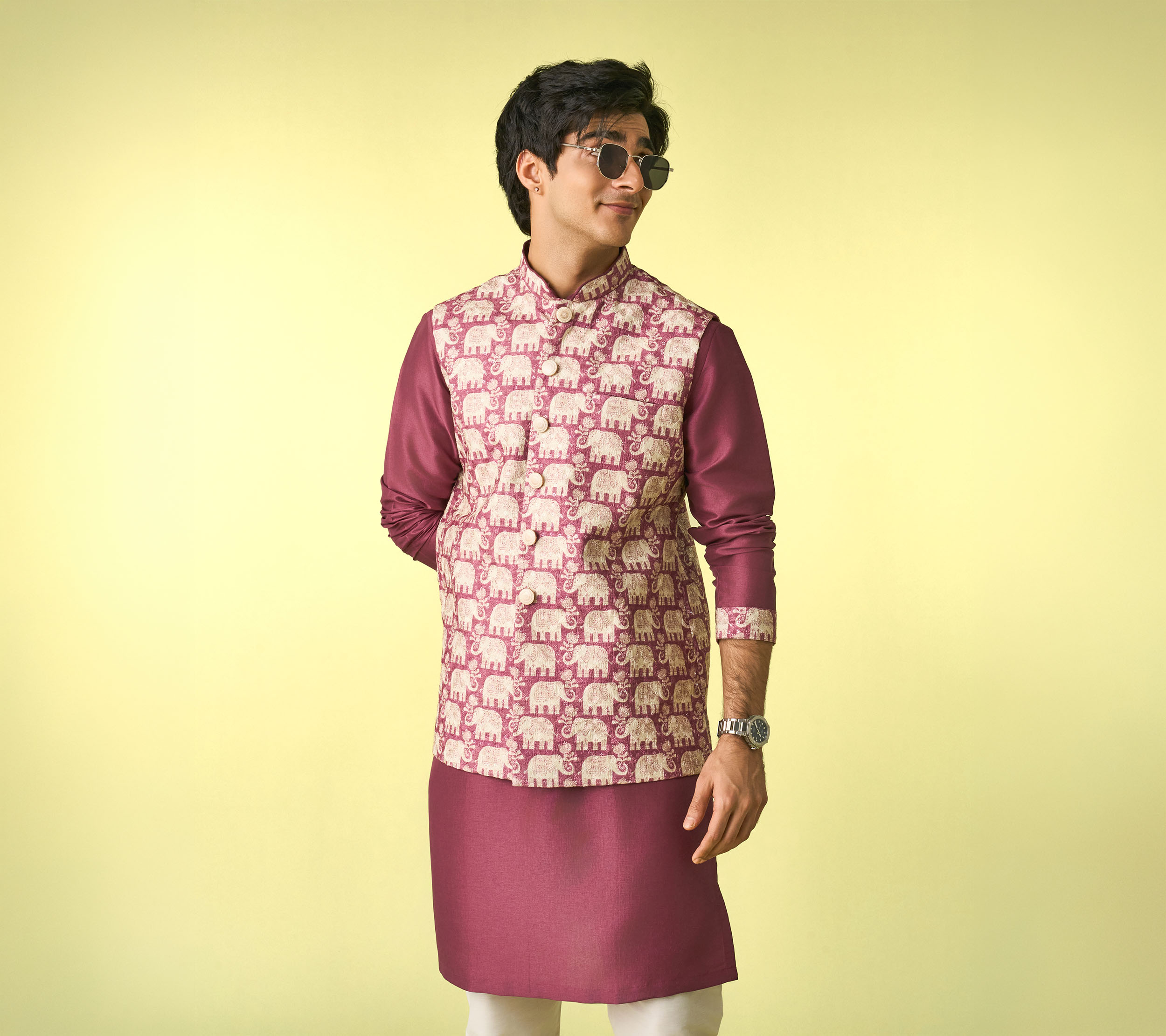 Layering Guide: Nehru Jacket, Waistcoat, Shawl with Kurta
