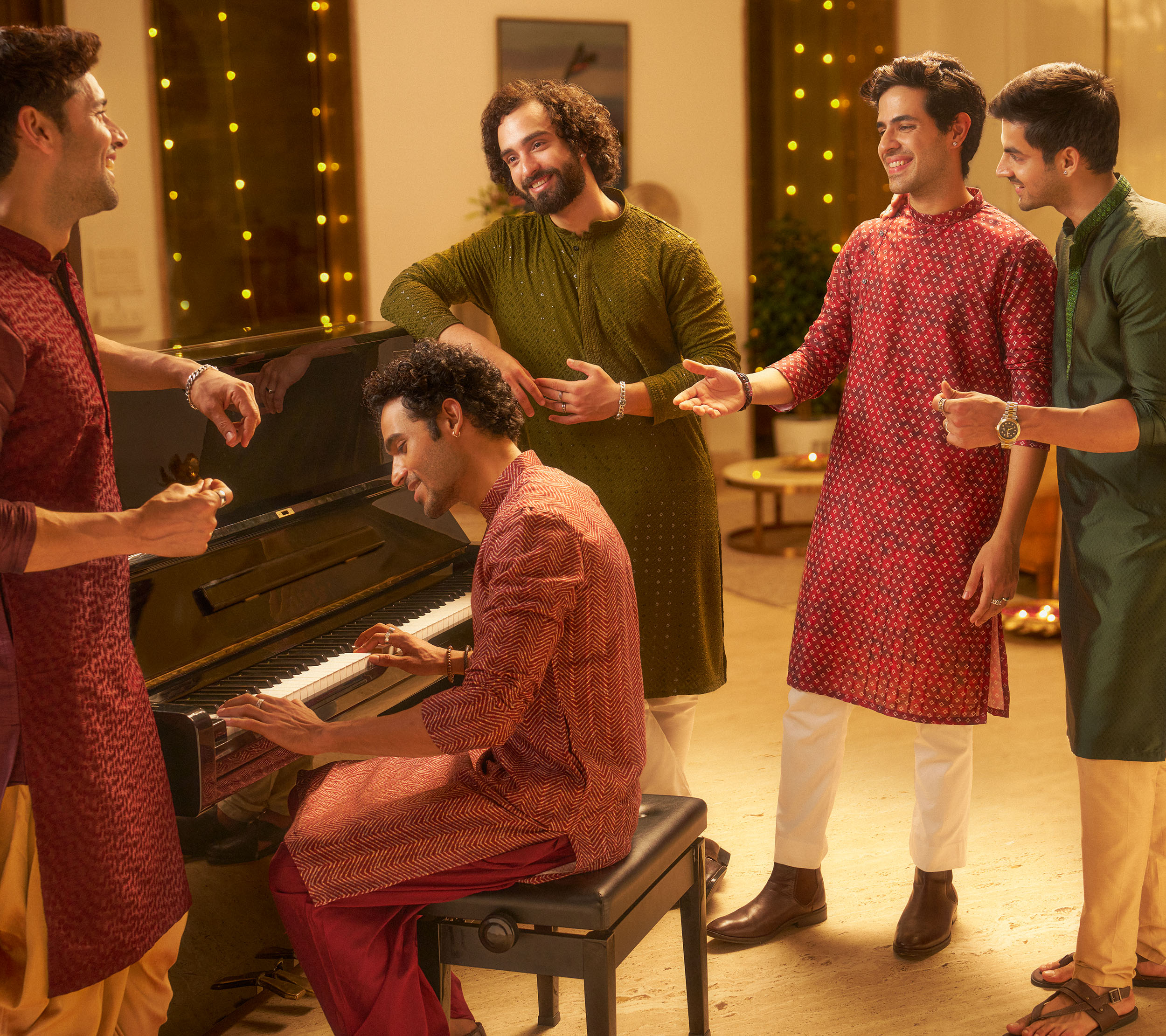 How to Coordinate Kurta Outfits with Family or Wedding Party
